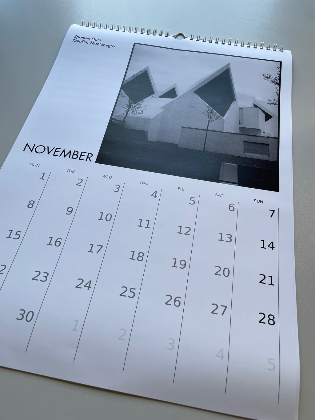 2027 Concrete Love Calendar