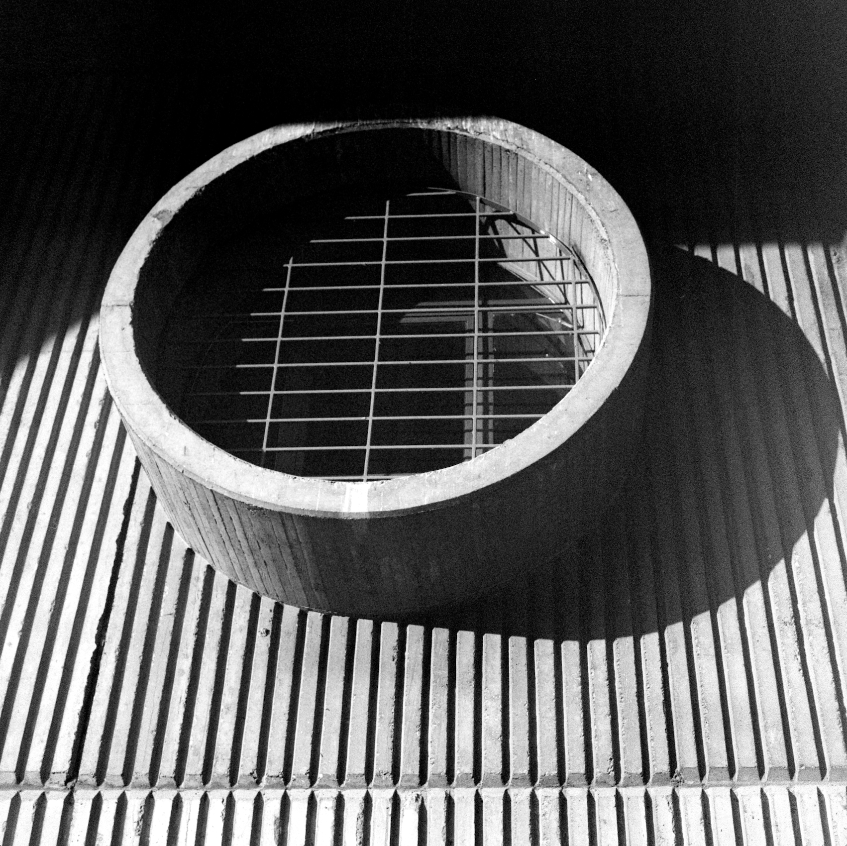 Porthole, Telecommunications Centre, Skopje, North Macedonia